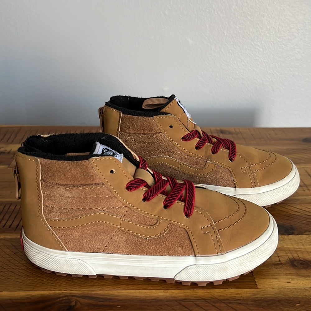 Vans Sk8-Hi Zip Mte-1 Boys Toddler Leather Skate Shoes